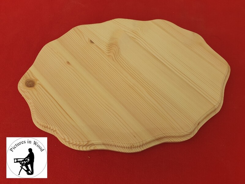Oval Pine Plaque