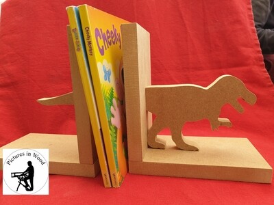 Dinosaur Bookends