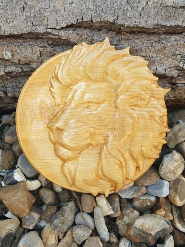 Lions Head Plaque