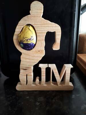 Personalised Easter Rugby Player