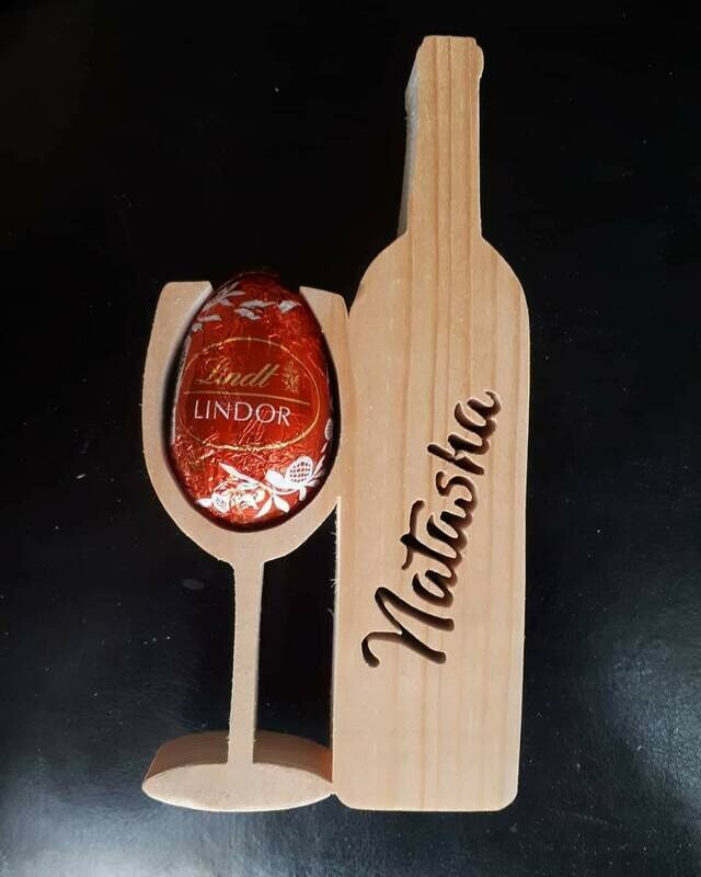 Personalised Easter Wine Bottle