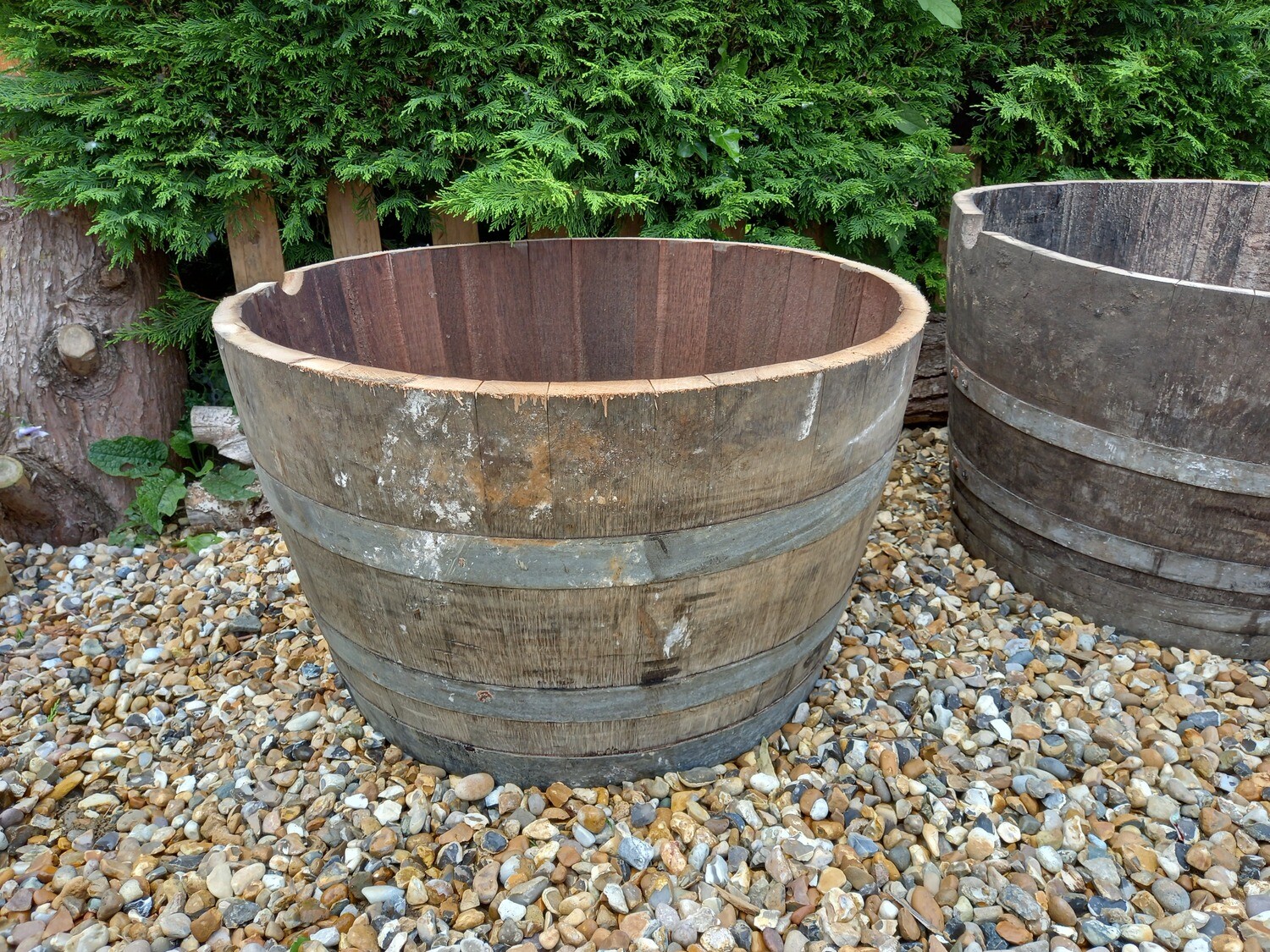 Oak Half Barrel