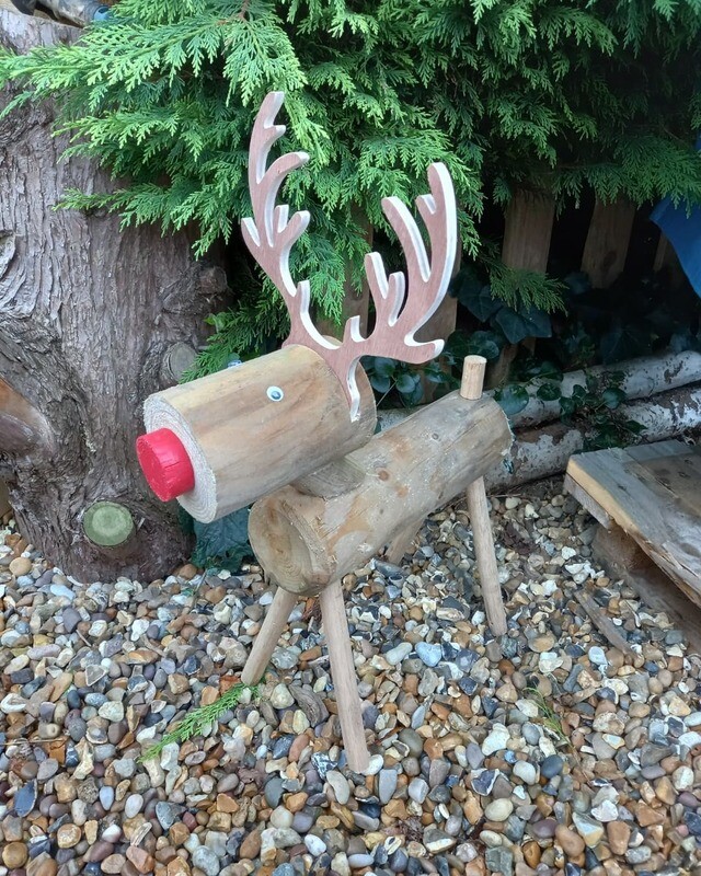 Log Reindeer - 75mm Body
