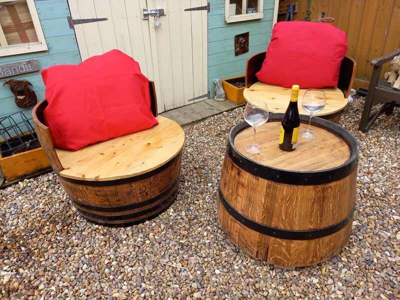 Pair of Barrel Chairs