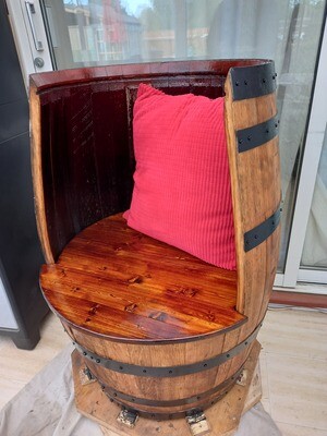 Wrap Around Barrel Chair