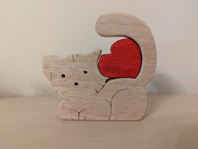 Kitten with Heart