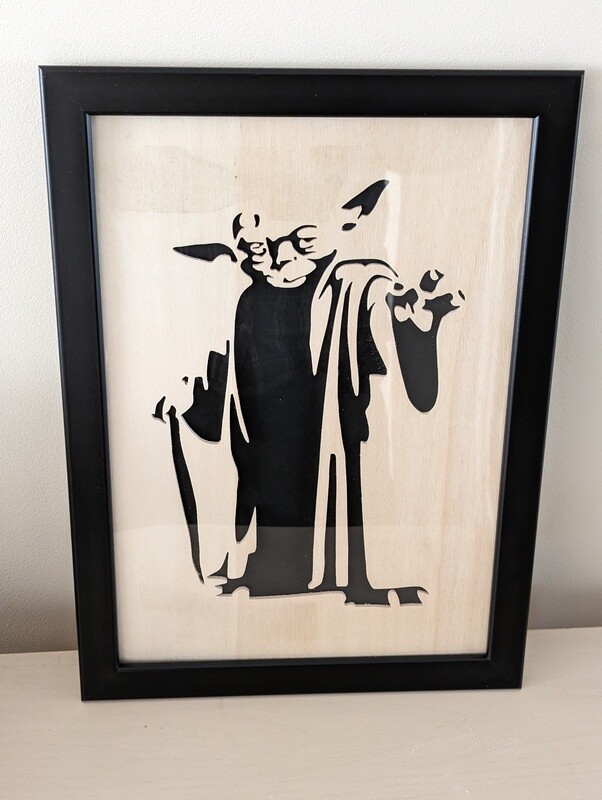 Yoda Fretwork Picture