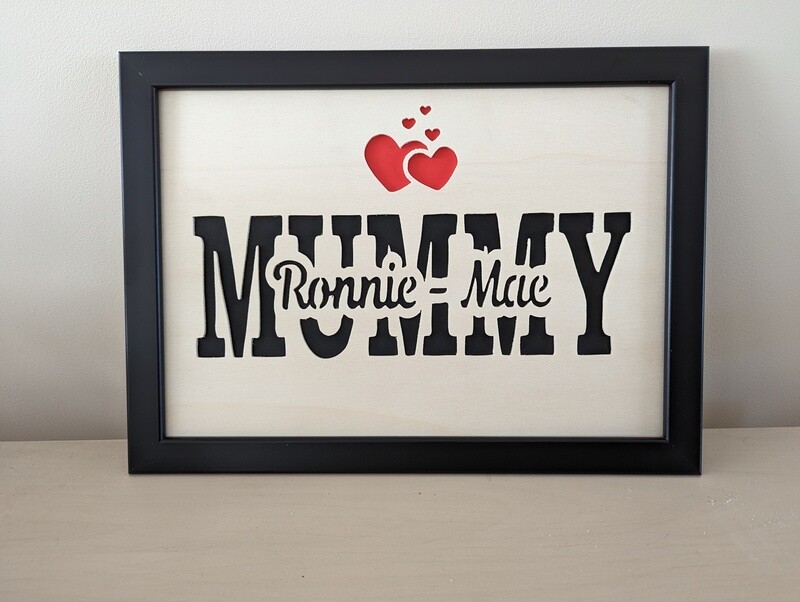 Personalised Mum Plaque