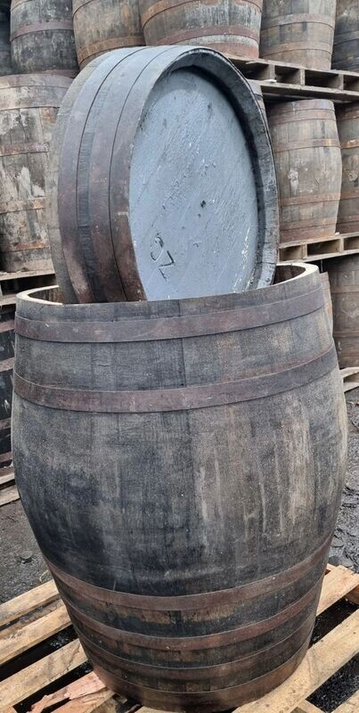 52" Large Wine Barrel - Top removed
