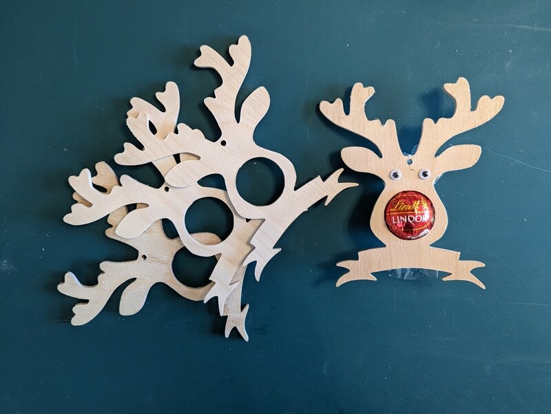 Reindeer Christmas Decorations - Lindt Lindor