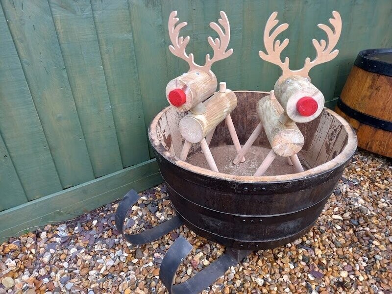 Log Reindeer - 100mm Body