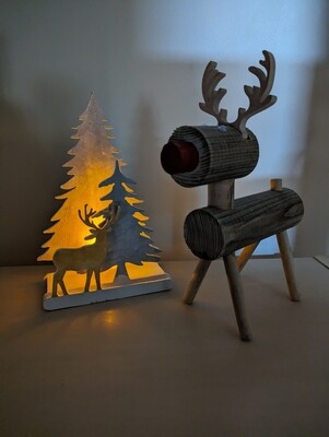 Log Reindeer - 50mm Body