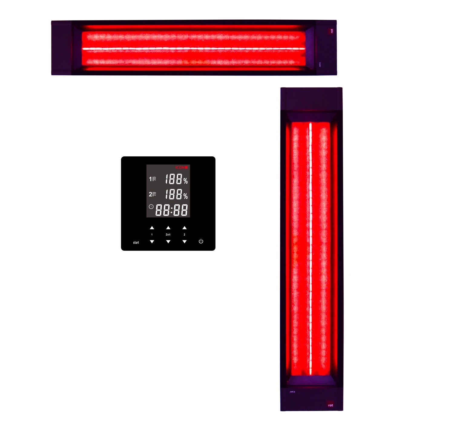 1x InfraROTmed CLASSIC 500W + 1x 1300W + icon 2 Touch