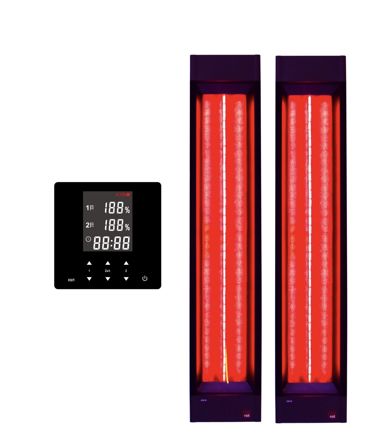 2x InfraROTmed CLASSIC 750W + icon 2 Touch