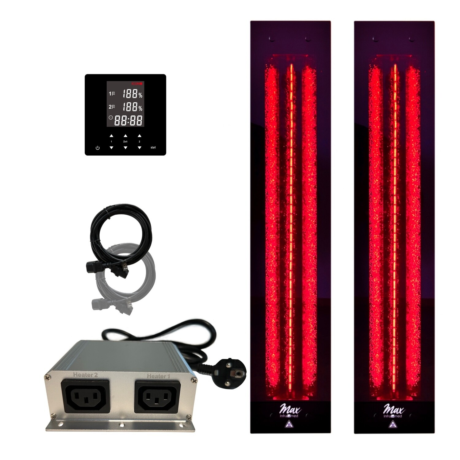 2x InfraROTmed MAX© 750W + icon 2 TOUCH