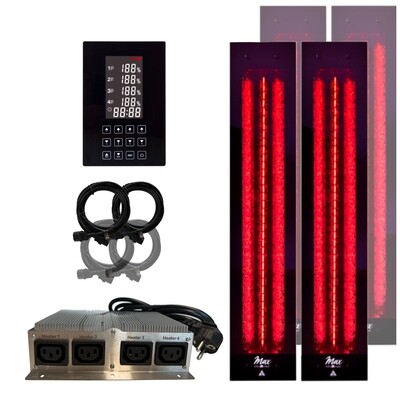 2x InfraROTmed MAX© 500W + 2x InfraROTmed MAX© 750W + icon 4 TOUCH