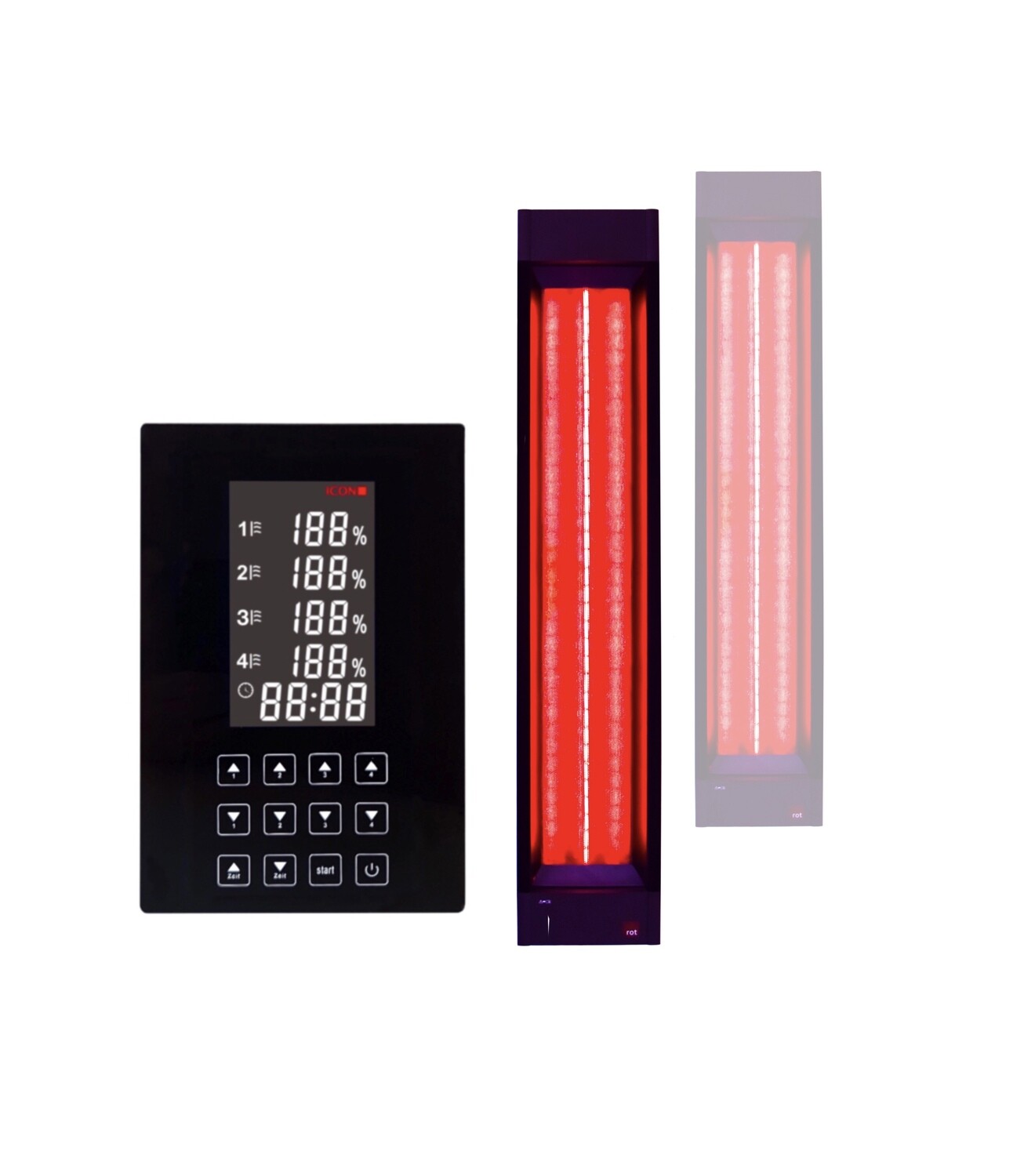 1x InfraROTmed CLASSIC 500W + 750W + icon 4 Touch