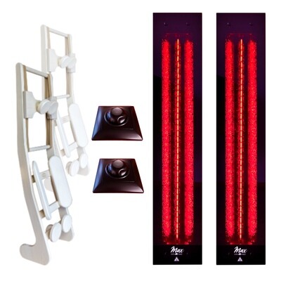 2x InfraROTmed MAX© 500W + 2x Controllers icon eco1 + 2x Backrests HaLu