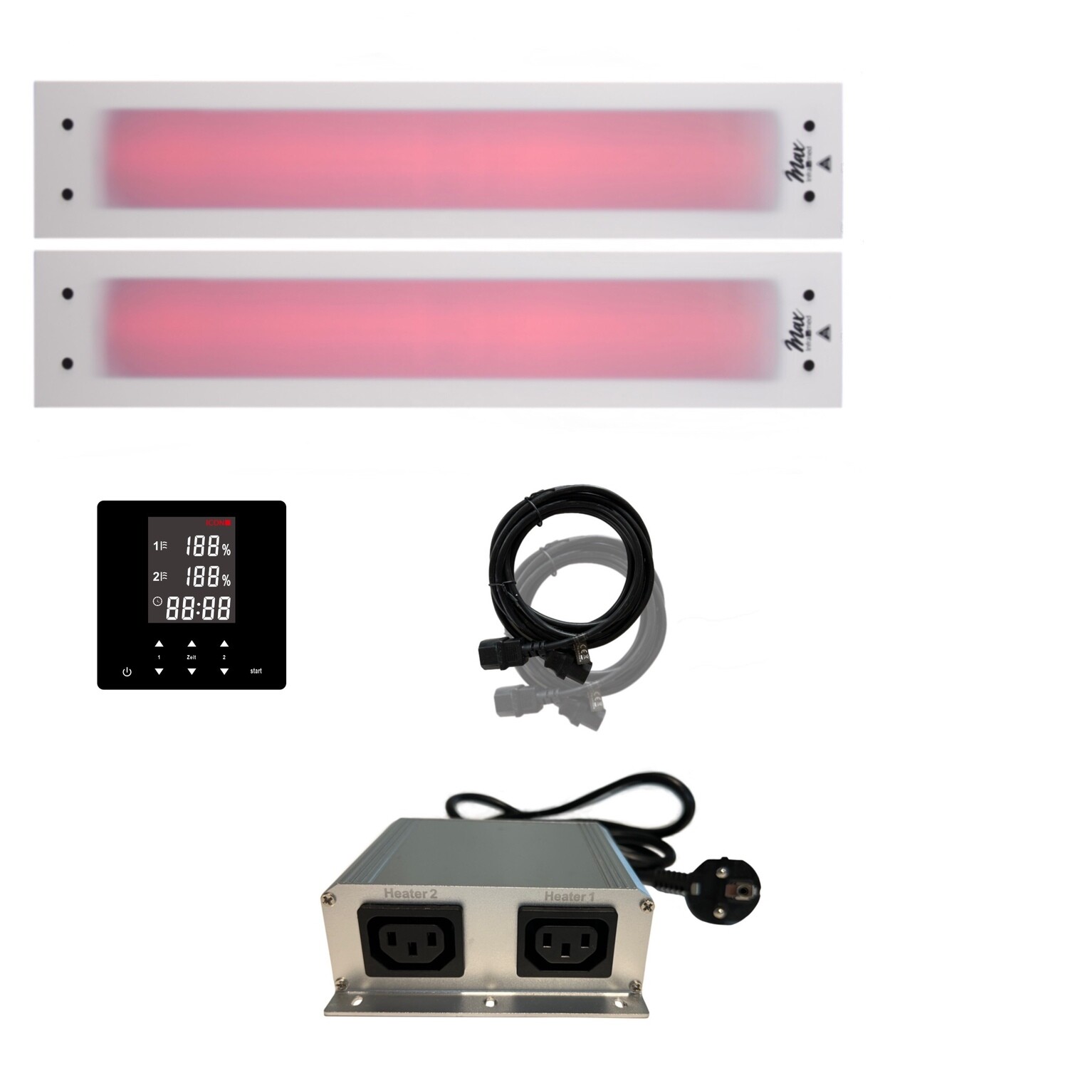 2x InfraROTmed MAX© ICE 1300W + icon 2 TOUCH