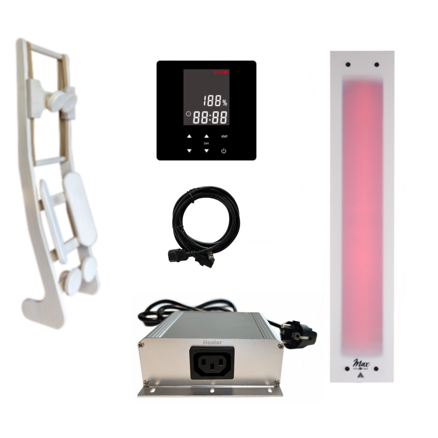 InfraROTmed MAX© ICE 500W + icon 1 TOUCH + Lehne HaLu