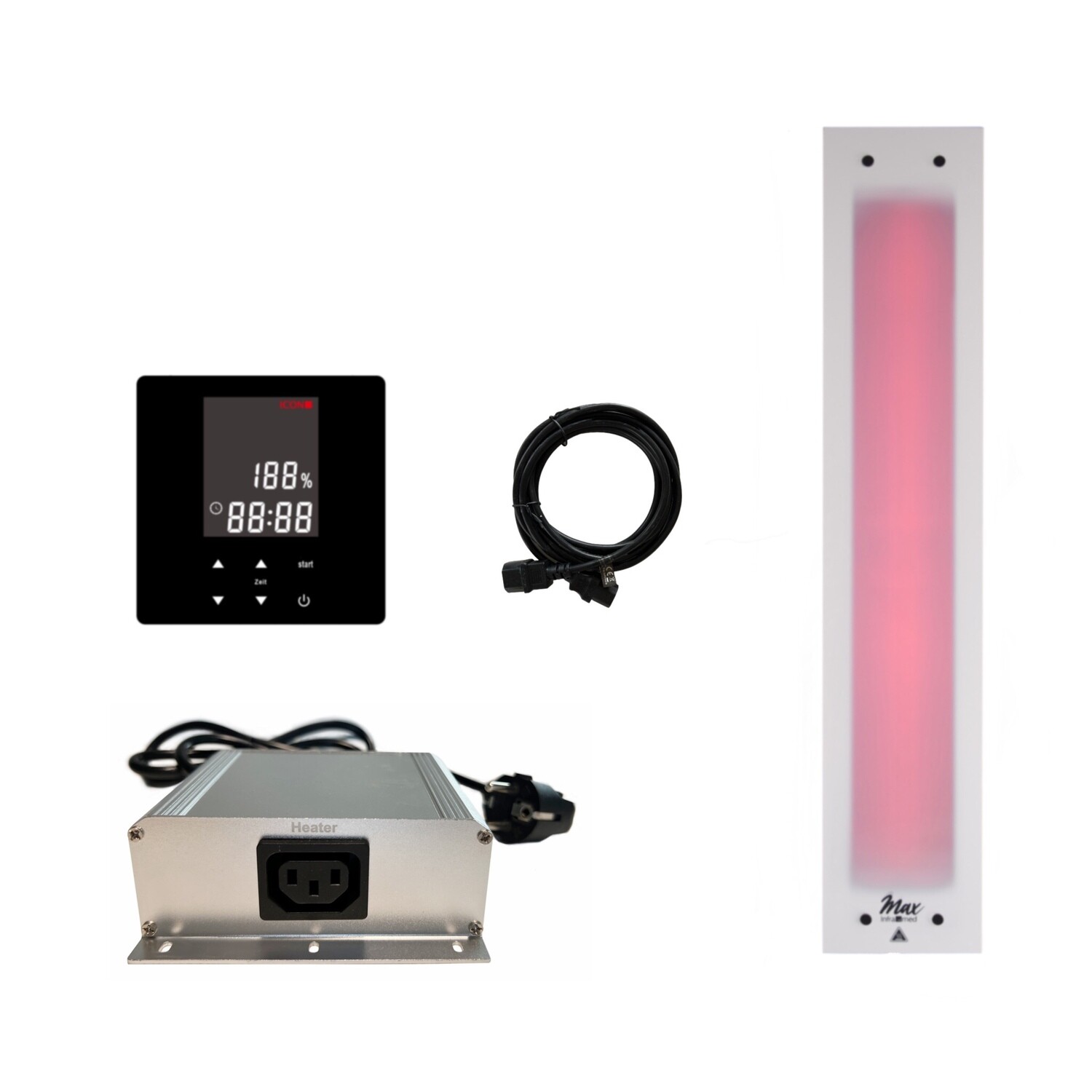 1x InfraROTmed MAX© ICE 500W + icon 1 TOUCH