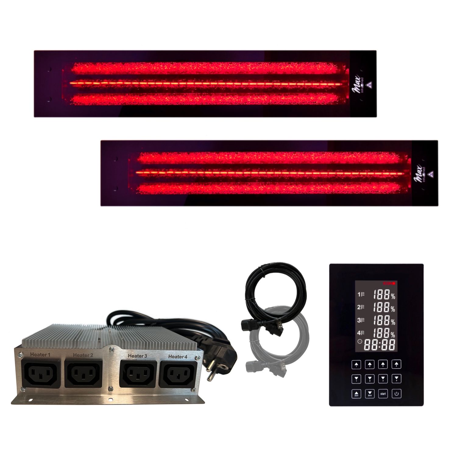SET  2x InfraROTmed 1300W + icon 4 TOUCH