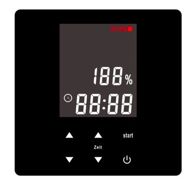 icon 1 Touch: Steuerung für 1 Infrarotstrahler in der Infrarotkabine oder Sauna, stufenloses Regeln der Tiefenwärmestrahler