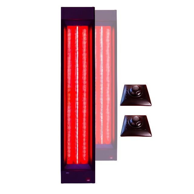 2x InfraROTmed 500W + 2x Regler