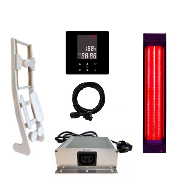 1x InfraROTmed CLASSIC 500W + icon 1 Touch + Lehne HaLu