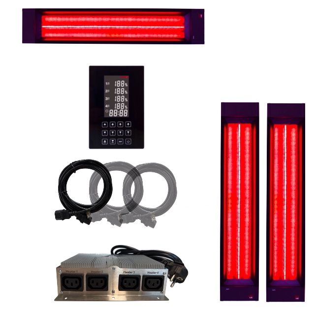 2x InfraROTmed CLASSIC 500W + 1300W + icon 4 Touch