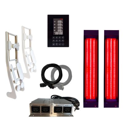 2x InfraROTmed CLASSIC 500W + icon 4 Touch + 2x Lehne HaLu