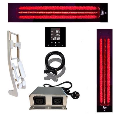 SET 1x InfraROTmed MAX© 500W + 1x InfraROTmed MAX© 1300W + icon 2 TOUCH + Lehne HaLu