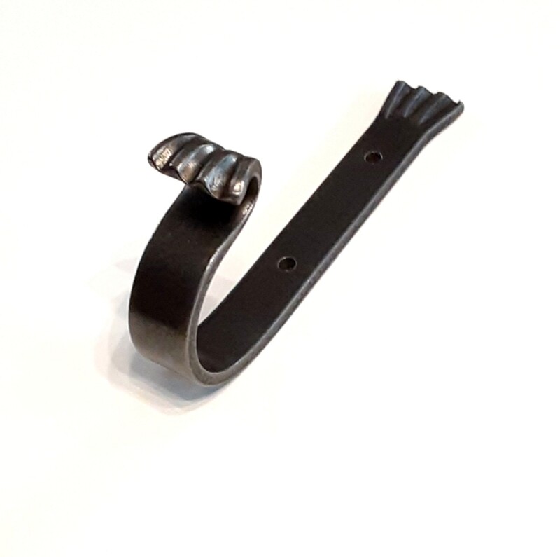 Coat Hook, Small 2-Hole Fullered 