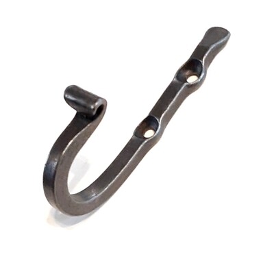 Coat Hook, Small Curled-Lip Two-Hole 