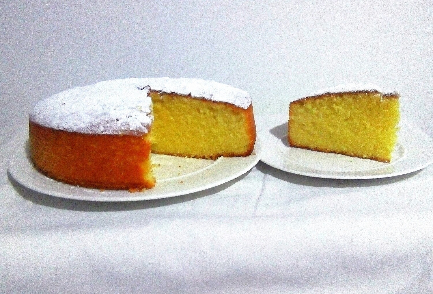 Keke de yogurt natural con vainilla