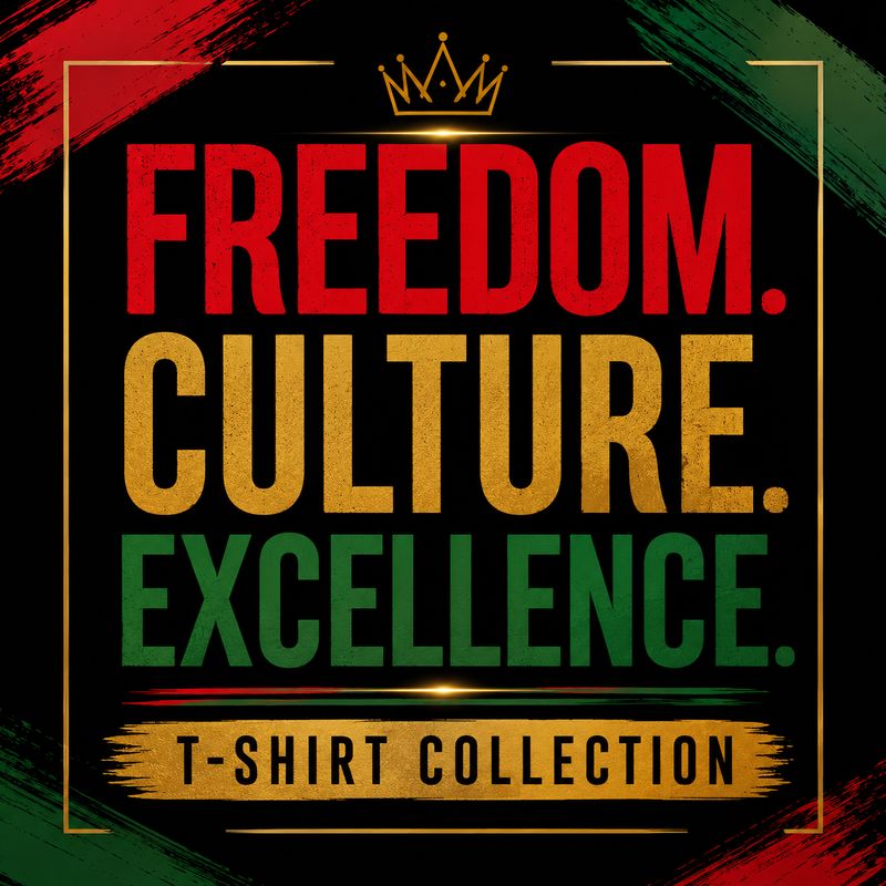 🖤 Freedom. Culture. Excellence. T-Shirt Collection ❤️💚