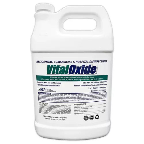 VITAL OXIDE GALLON MOLD REMOVER & DISINFECTANT CLEANER VITAL OXIDE GALLON MOLD REMOVER & DISINFECTANT CLEANER