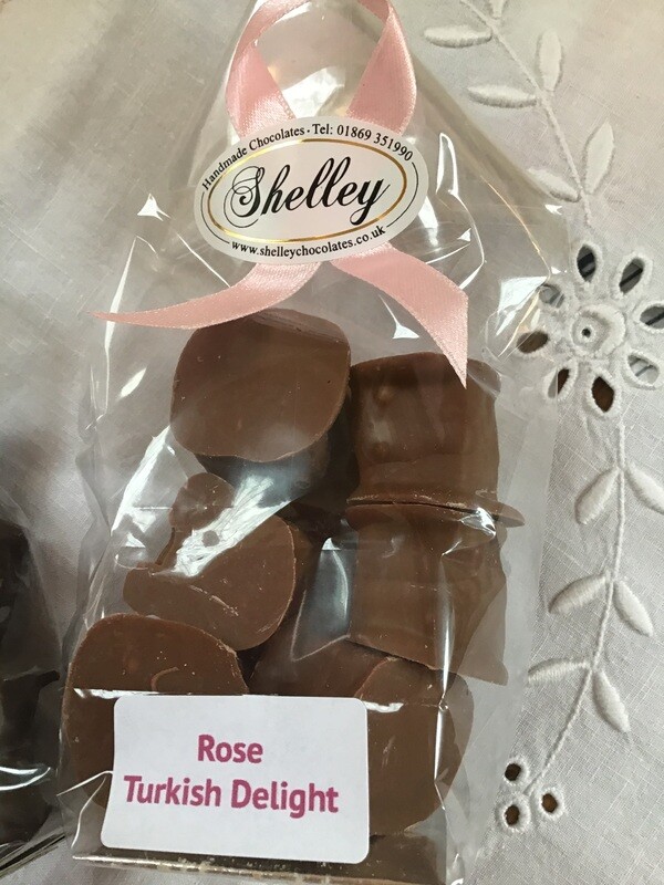 Rose Turkish Delight in Milk Chocolate