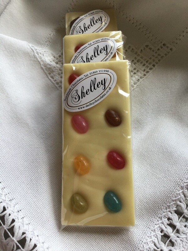 3 White Shelley Jelly Bean Fun Bars