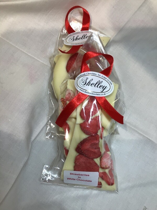 Strawberries in White Chocolate