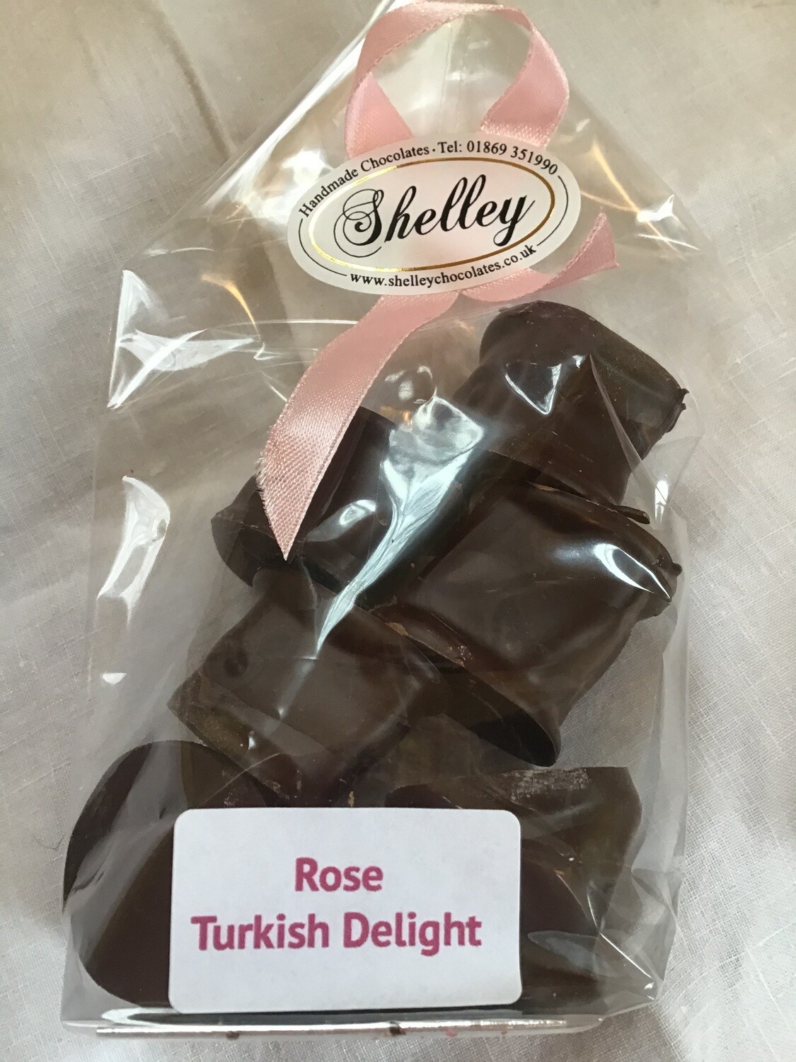 Rose Turkish Delight in Dark Chocolate Rose Turkish Delight in Dark Chocolate