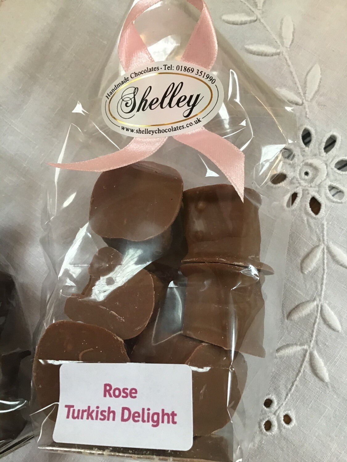 Rose Turkish Delight in Milk Chocolate Rose Turkish Delight in Milk Chocolate