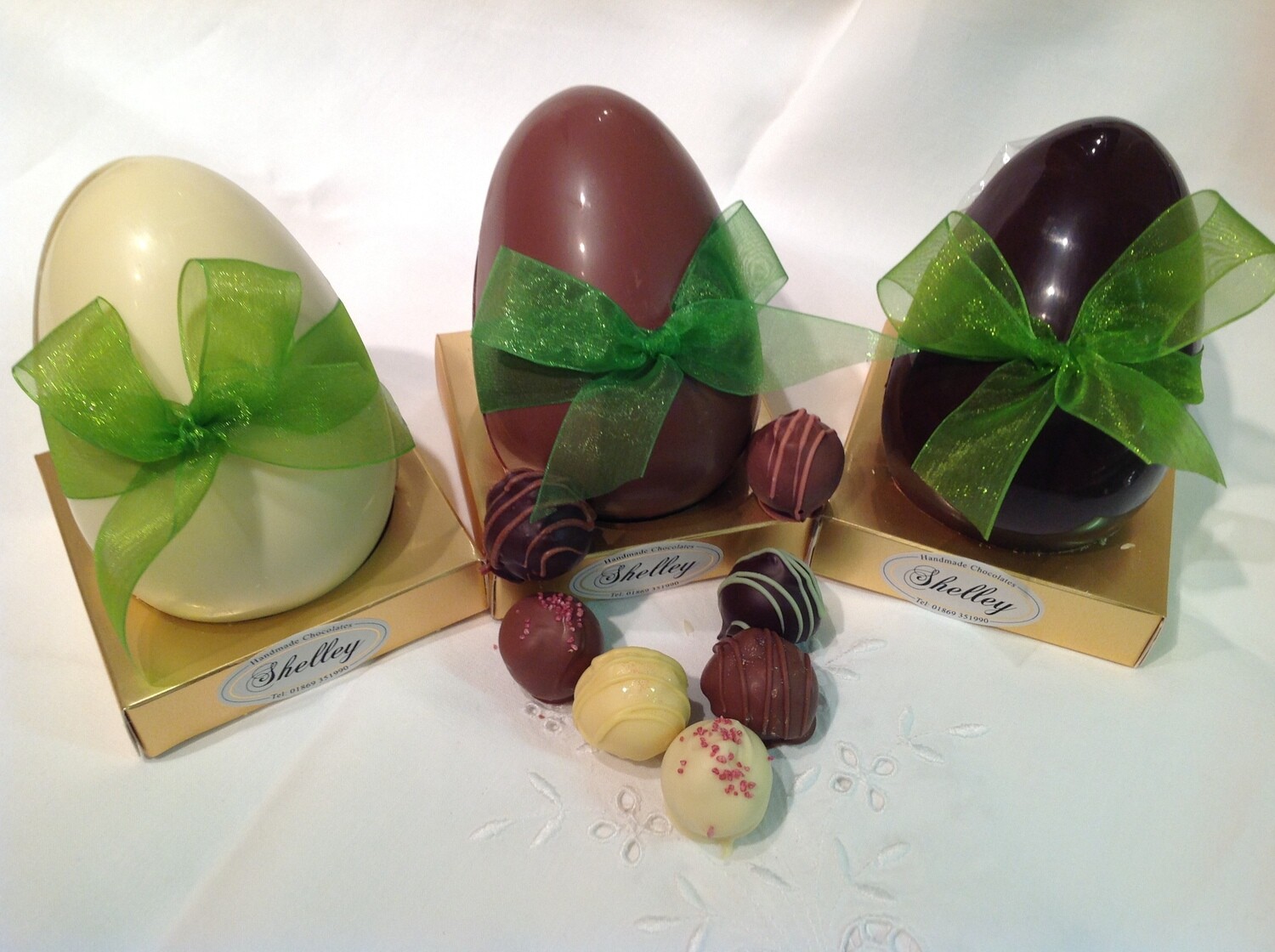 Dark Chocolate Easter Egg with Truffles Selection COLLECTION ONLY