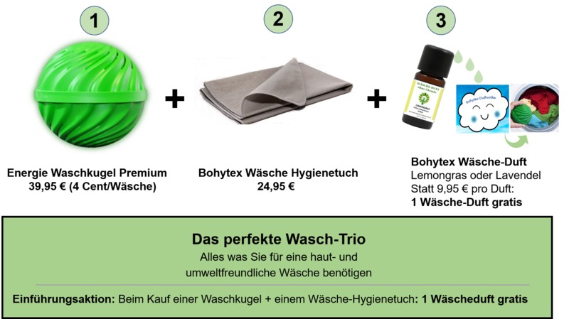 Wasch Trio mit Lemongras
