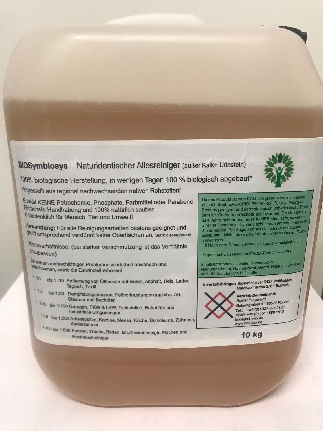 BIOSymbiosys Fett-/Allesreiniger 10 kg