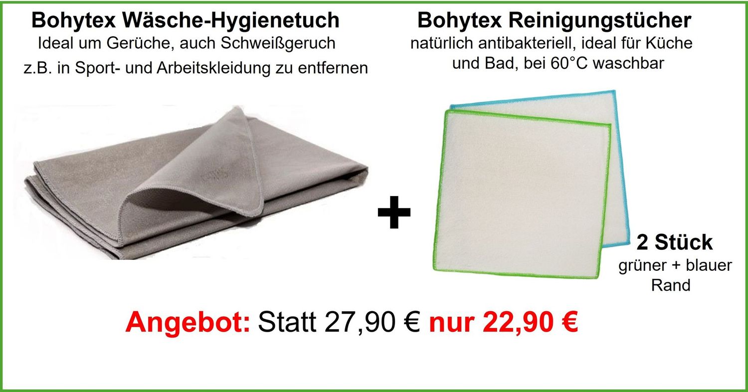 Angebot Wäsche-Hygienetuch + Reinigungstücher