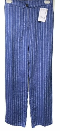 Brax broek linnen gestreept