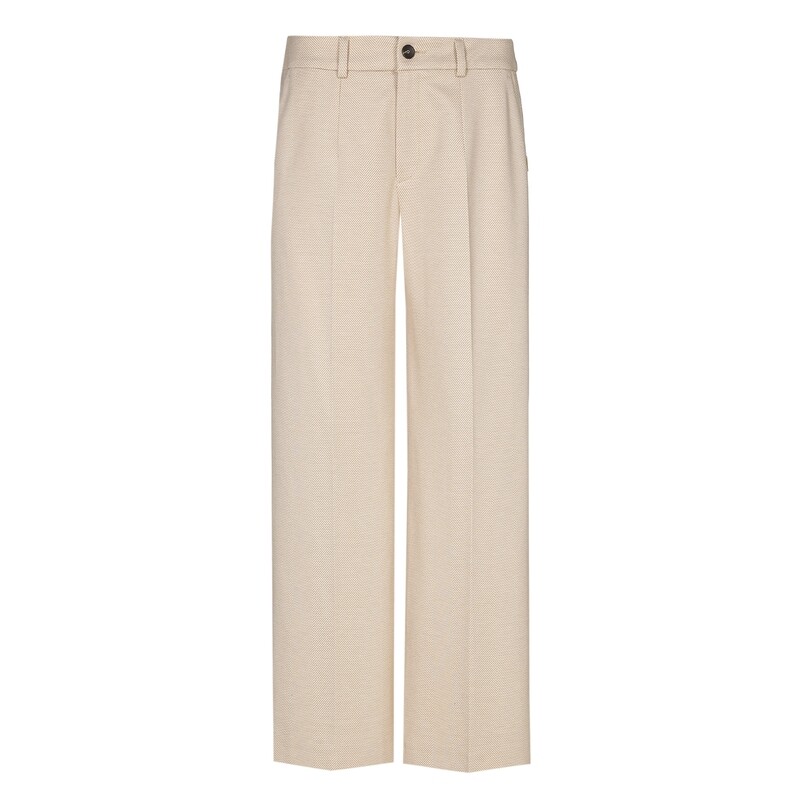 Xandres broek visgraat beige