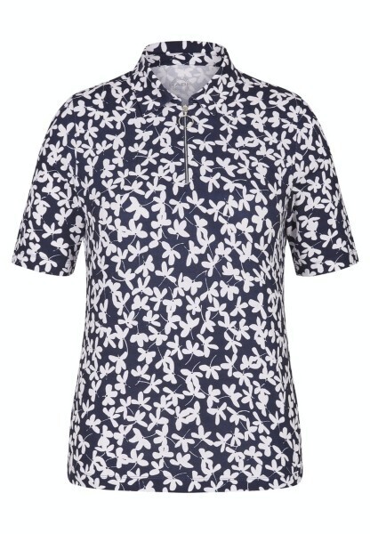 rabe polo blauw wit