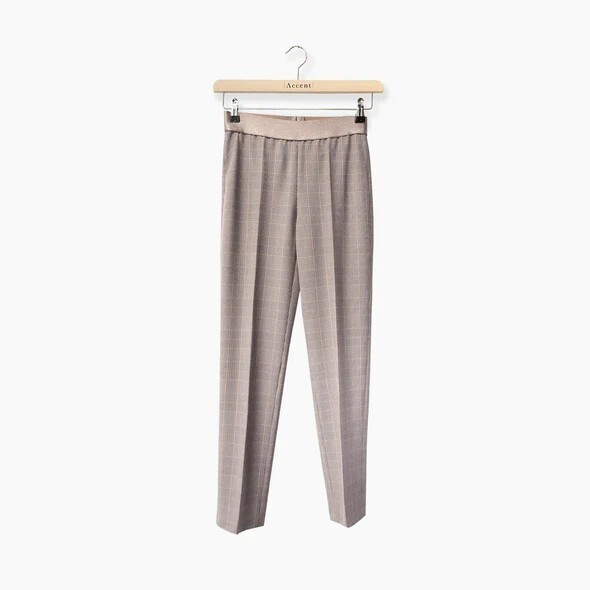accent broek geruit
